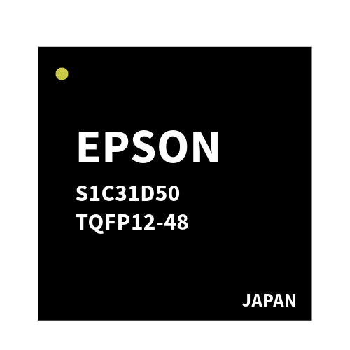 Epson S1C31D50F003000 Arm Cortex Voice & Sound MCU, TQFP12-48