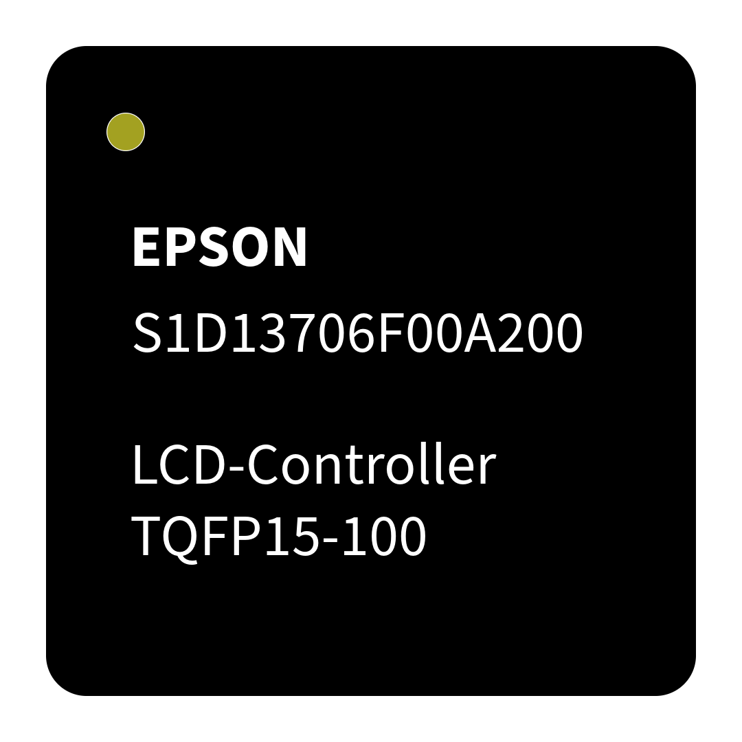 EPSON S1D13706F00A200 LCD-Controller TQFP15-100pin