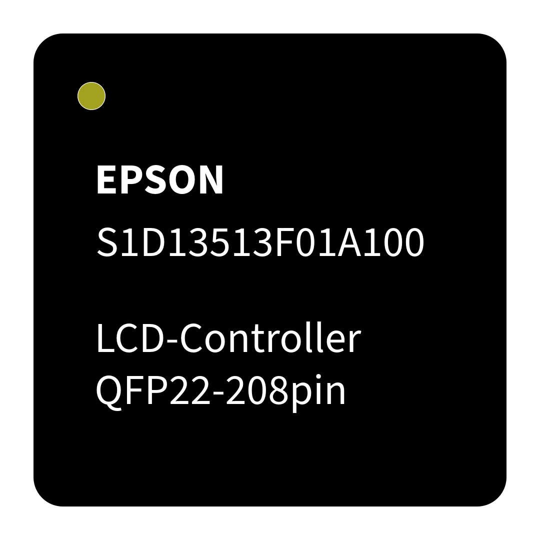 EPSON S1D13513F01A100 LCD-Controller QFP22-208pin